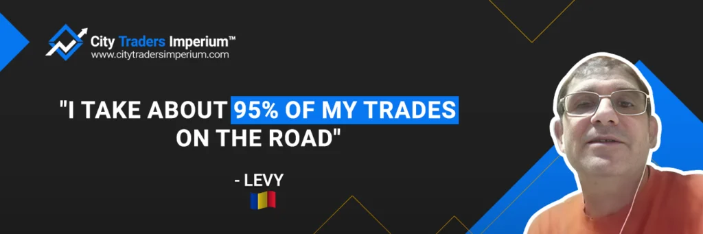 Trading on the Road: Levy's Unique Journey to Forex Success