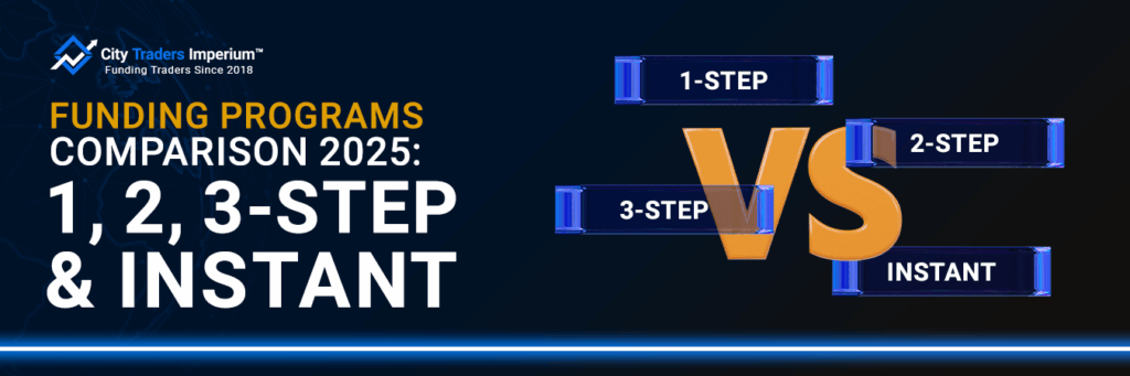 Funding Programs Comparison 2025-1-2-3-Step and Instant